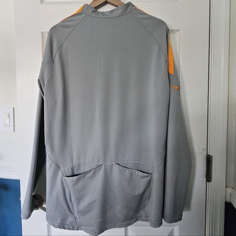 Nike Sphere Dry 1/2 Zip Pullover Jacket Gray Orange Men’s XL - Picture 4 of 15